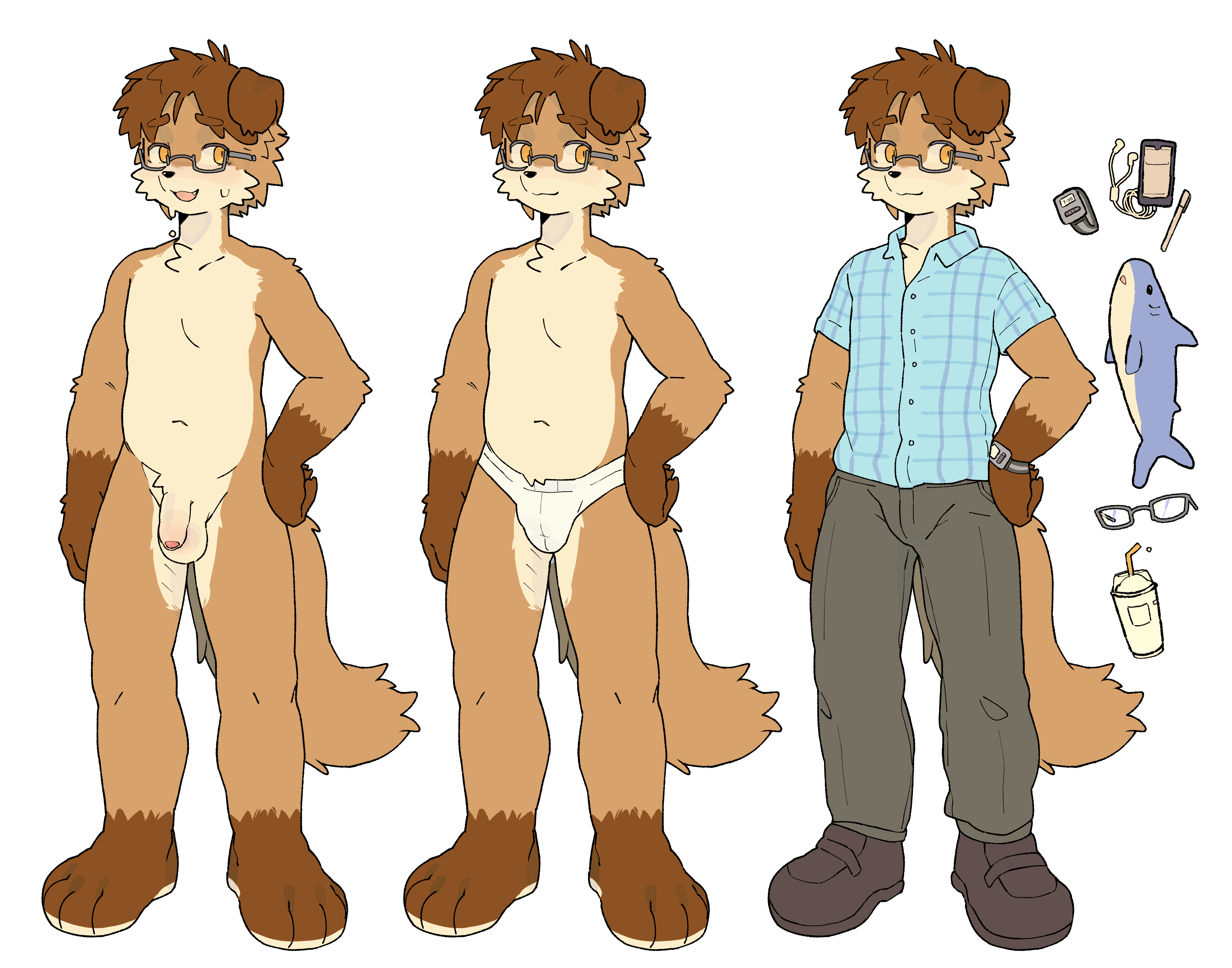 Alfyn NSFW reference sheet